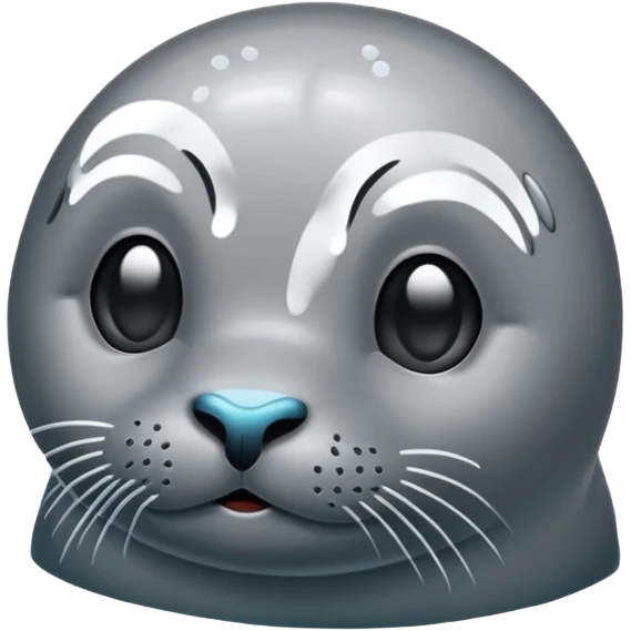 Seal surfing emoji