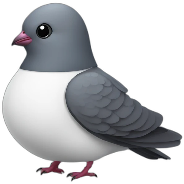 Samurai pigeon emoji