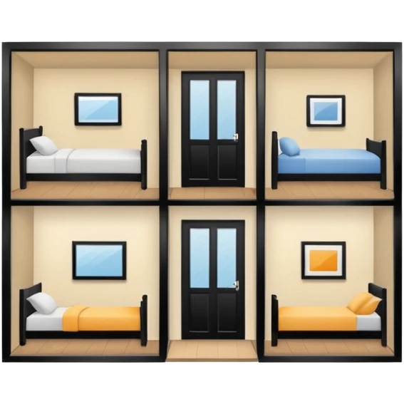 rooms beside each other emoji
