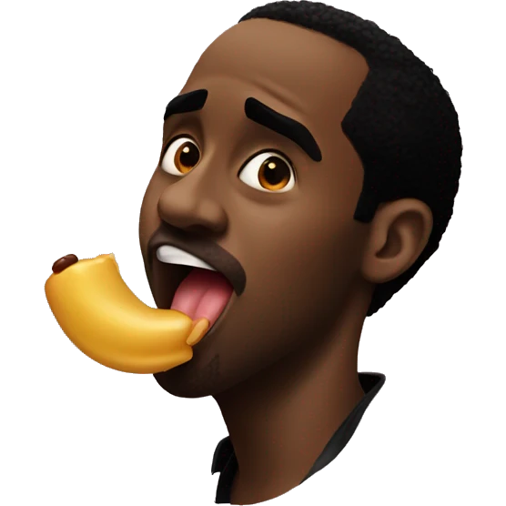 P Diddy licking his lips emoji
