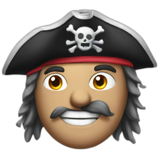 plane pirate emoji