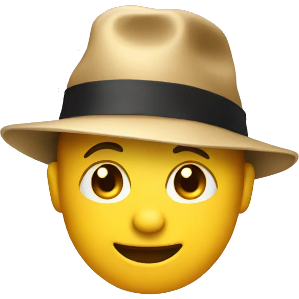 Emoji with hat emoji