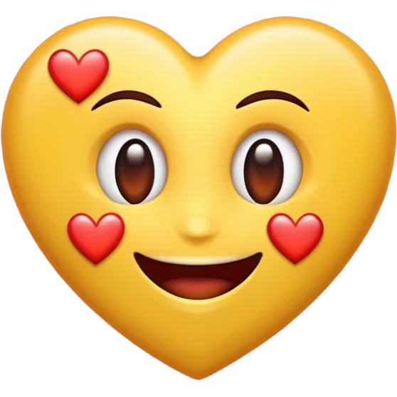 Emojis de sonrisa derretida con ojos de corazón emoji
