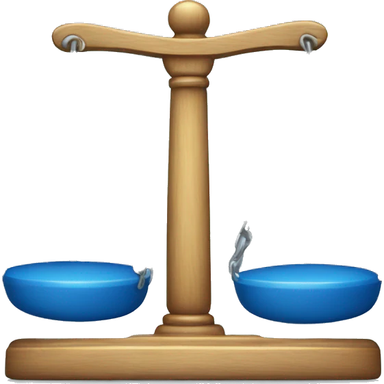 weight in blue emoji