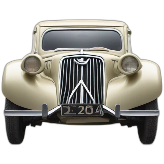 Citroen traction calandre emoji