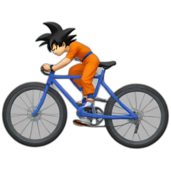 goku cycling emoji
