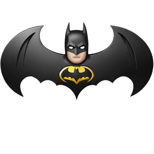 Batman logo emoji