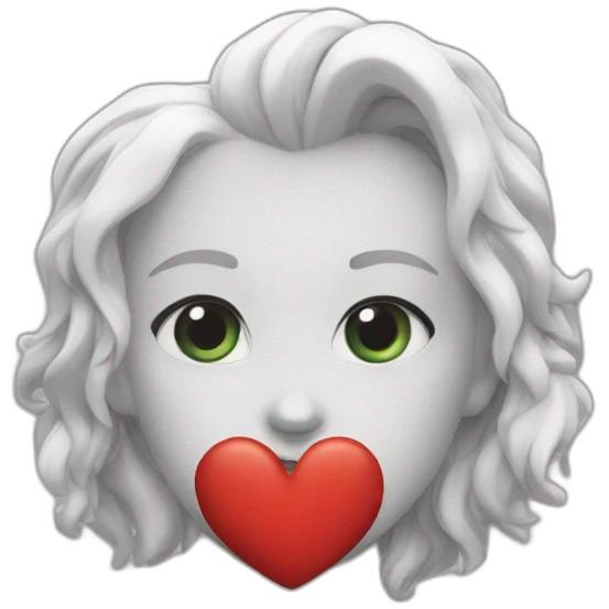 Coeur beigz emoji