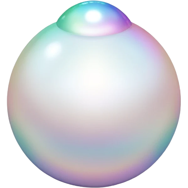 una perla sola sin cara  emoji