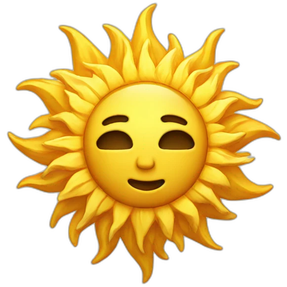 Golden Sun emoji