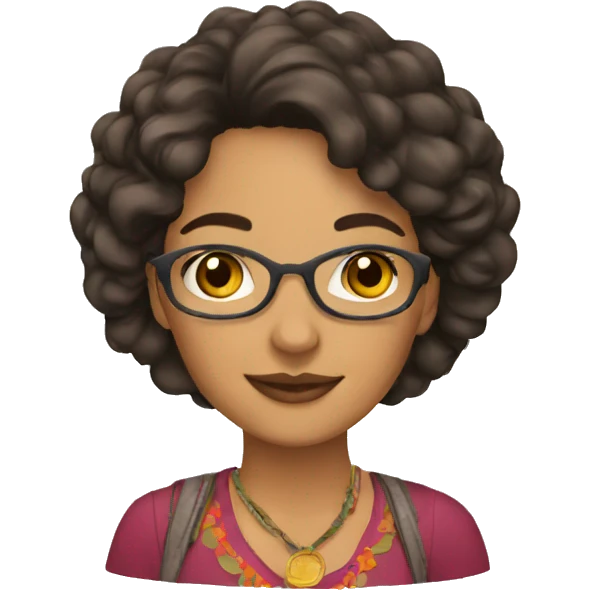 boho teacher latina emoji