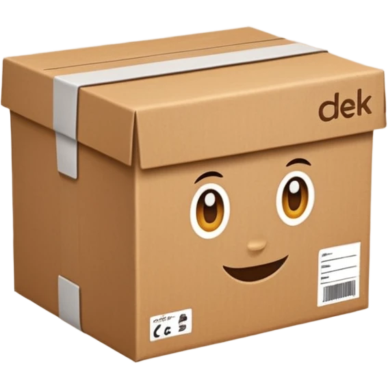 delivery case with the inscription CDEK emoji