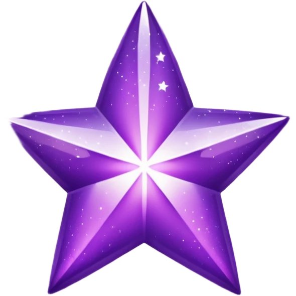 Etoile violette emoji