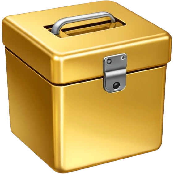 golden empty box emoji