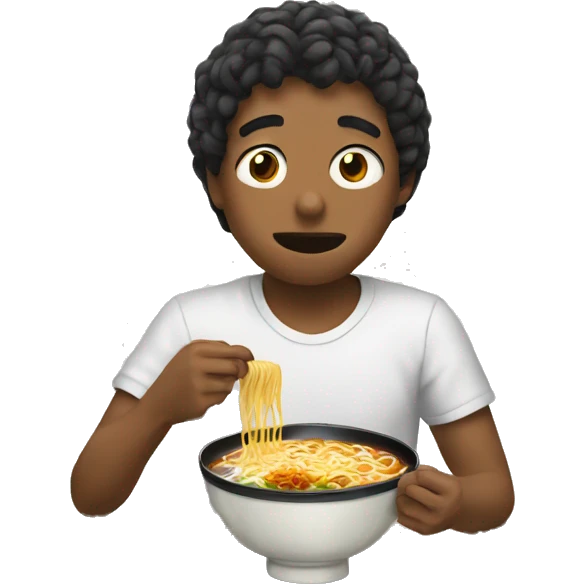Somebody eats ramen  emoji