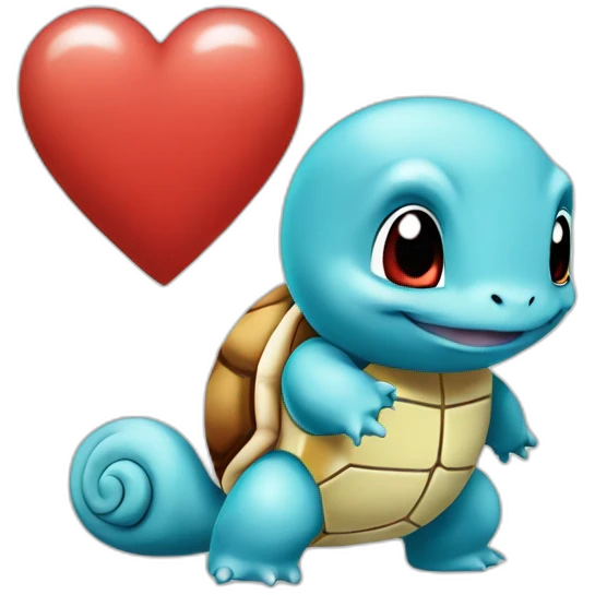 Squirtle With heart emoji