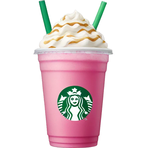 starbucks pink drink  emoji
