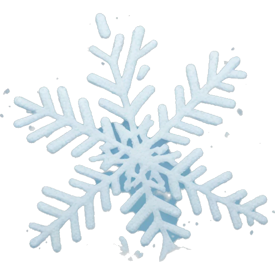 falling snow emoji