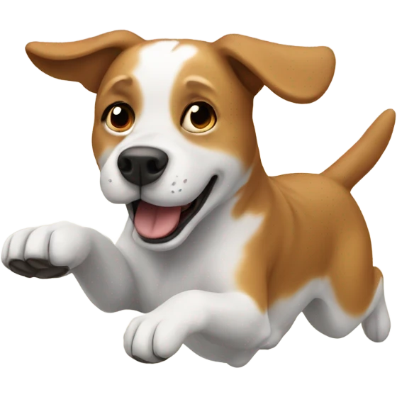 Dog flying emoji