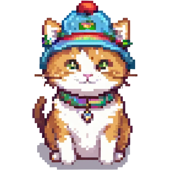 cat with a hat emoji