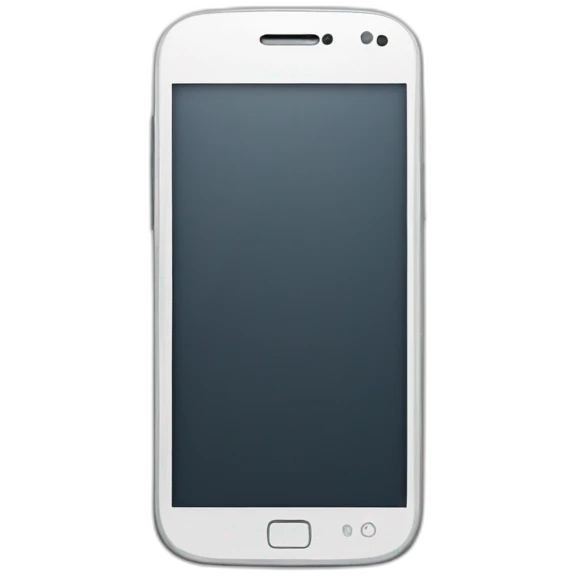 smartphone com mensagem oi emoji