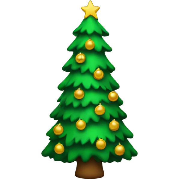 Christmas tree emoji