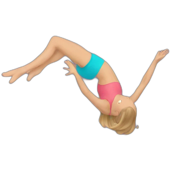 elisabeth borne doing a flip emoji
