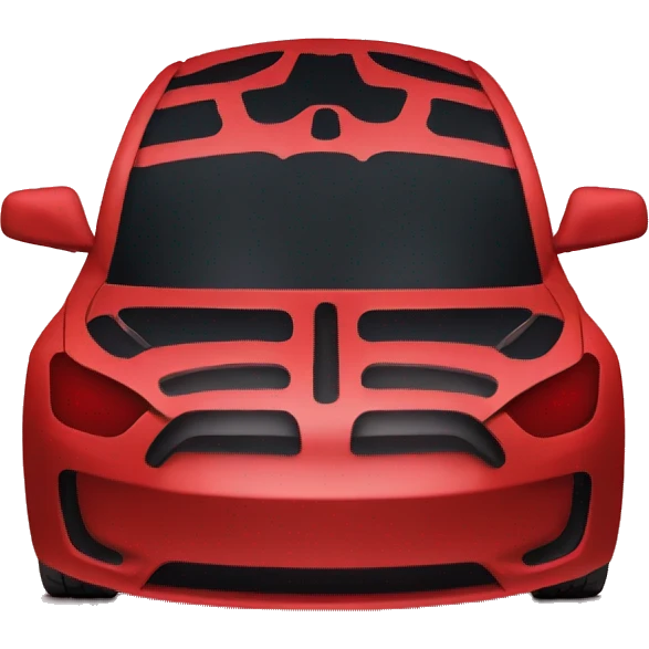 Red tesla sign emoji emoji