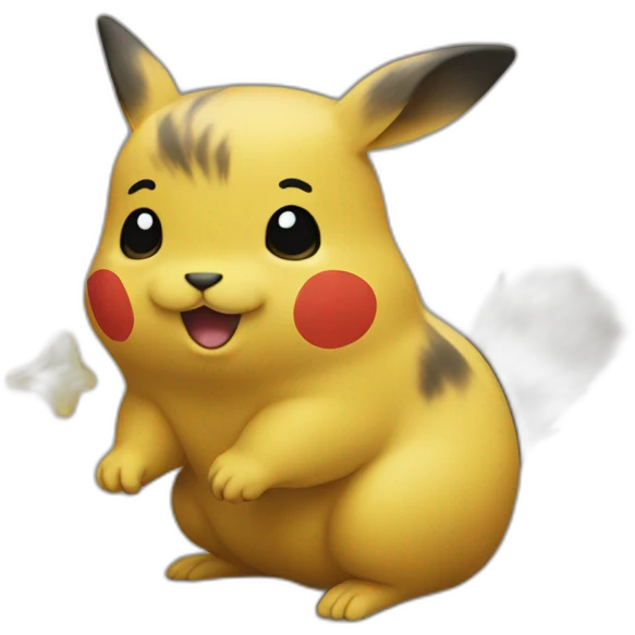 Pika-poop emoji