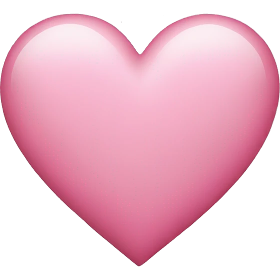 Pink heart  emoji