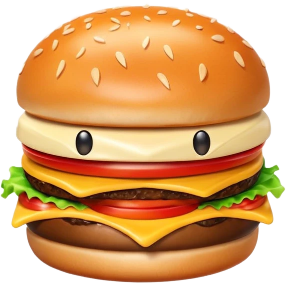 3D emoji of a bitten burger, first bite achievement, cute and modern, soft lighting, glossy, isolated, no background, mobile app icon
 emoji