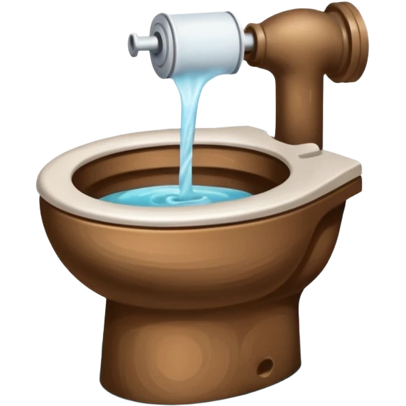 overflowed dirty toilet emoji