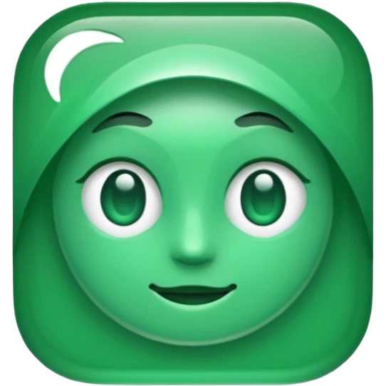 create green like  emoji