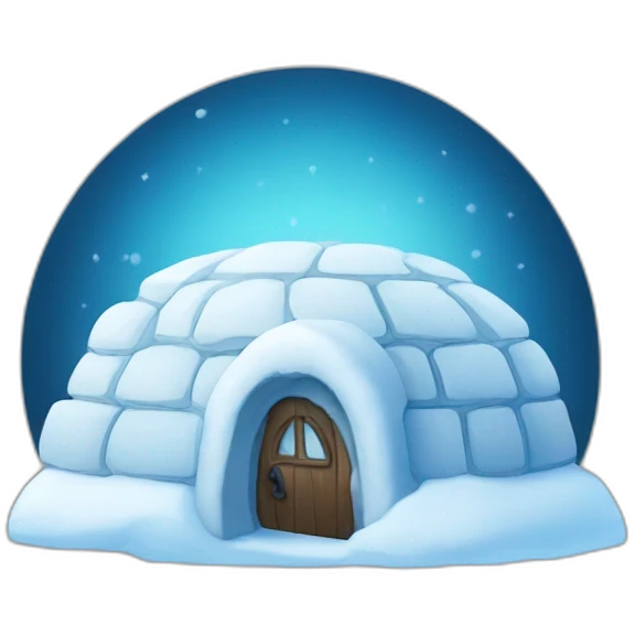 igloo peace sign emoji