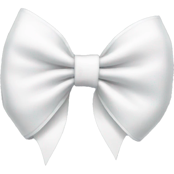 white bow emoji