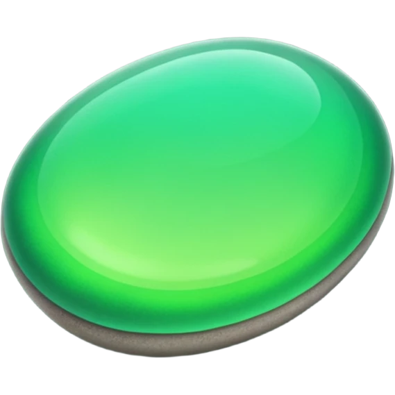 pebble artificial intelligence change to gree glow emoji