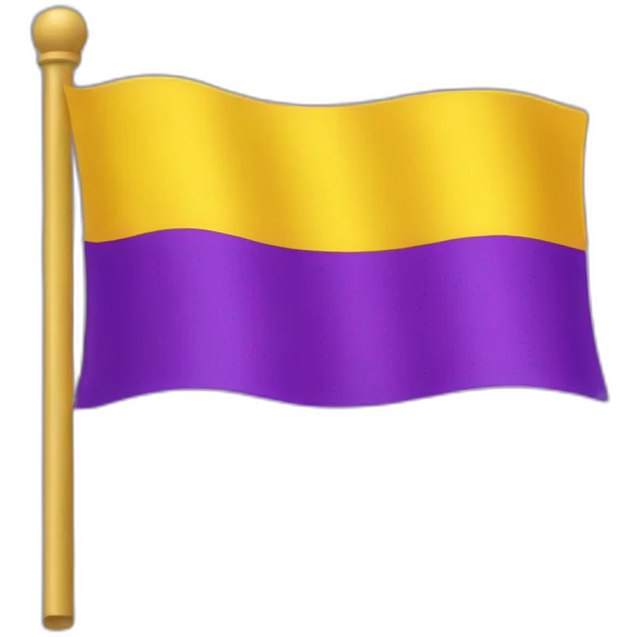 flag red yellow and purple emoji