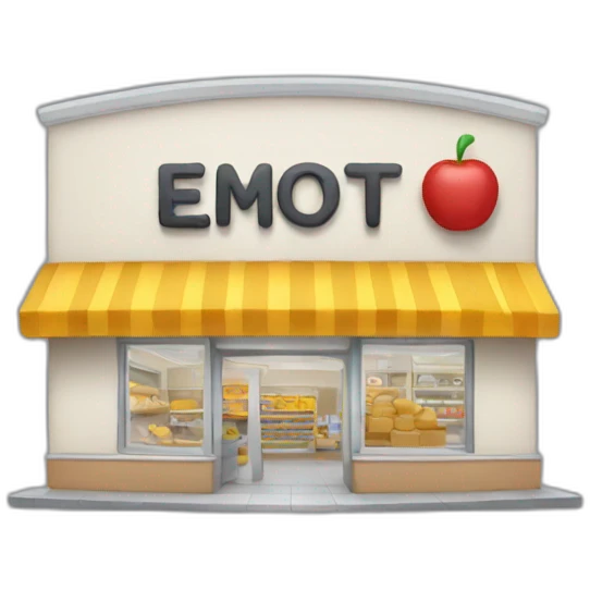 Modern store emoji