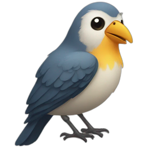 Funny bird  emoji