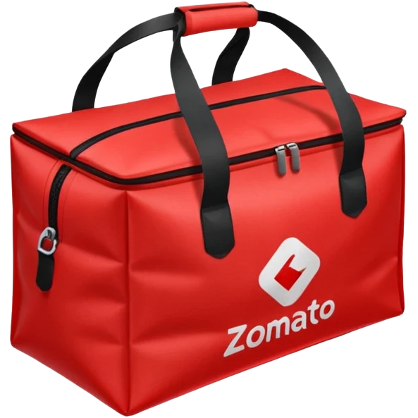 zometo delevery bag  emoji