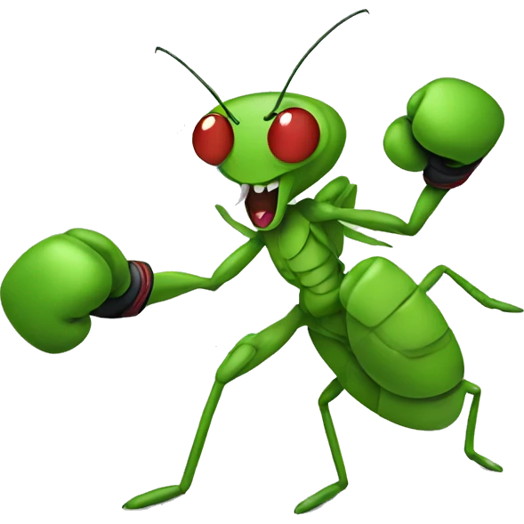 Mantis boxing emoji