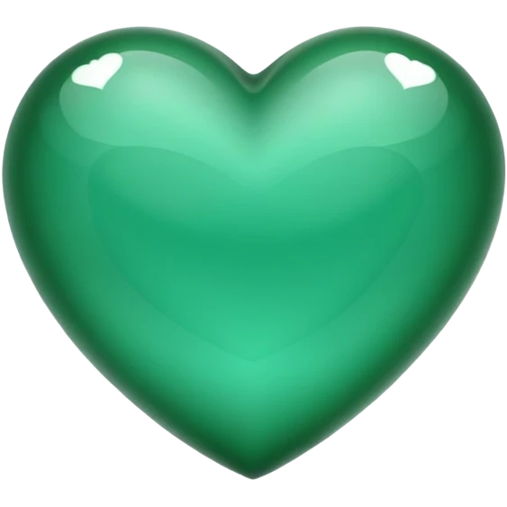 emerald green heart  emoji