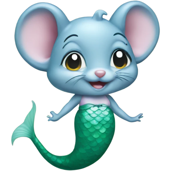 Mermaid mouse  emoji