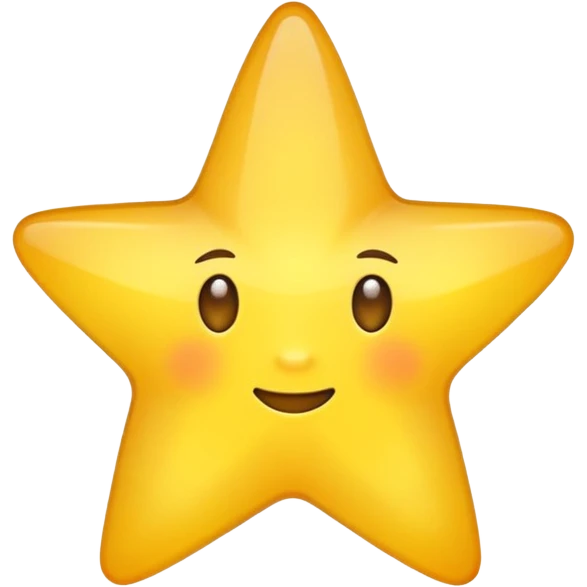 Boule jaune etoile emoji