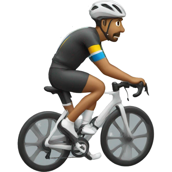 cyclist view from the top emoji