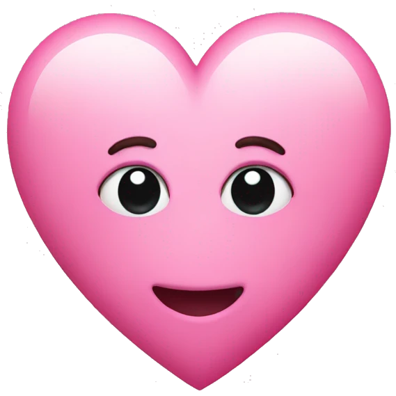 Pink heart emoji