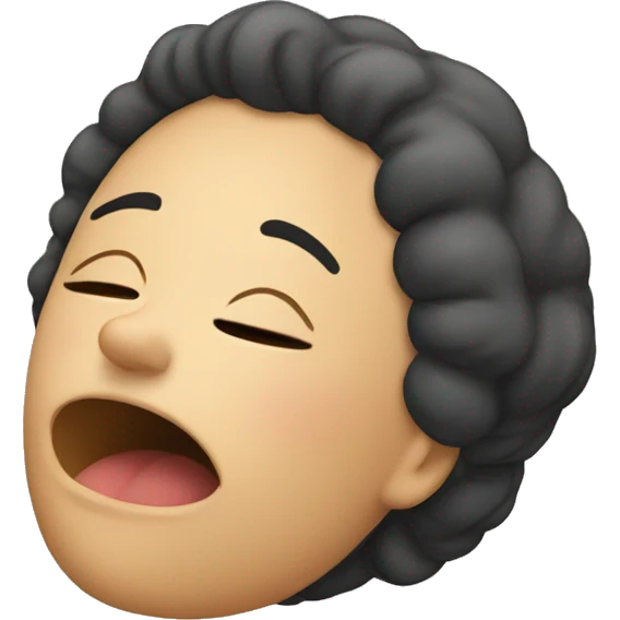 My wife snoring emoji