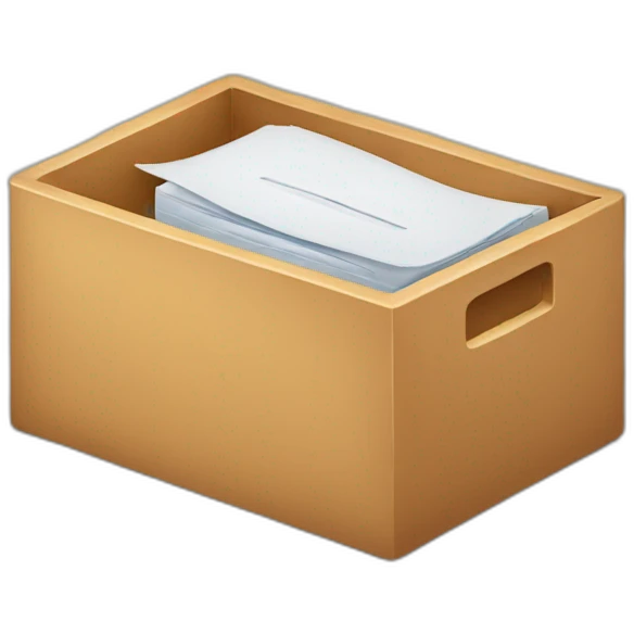 inbox tray emoji