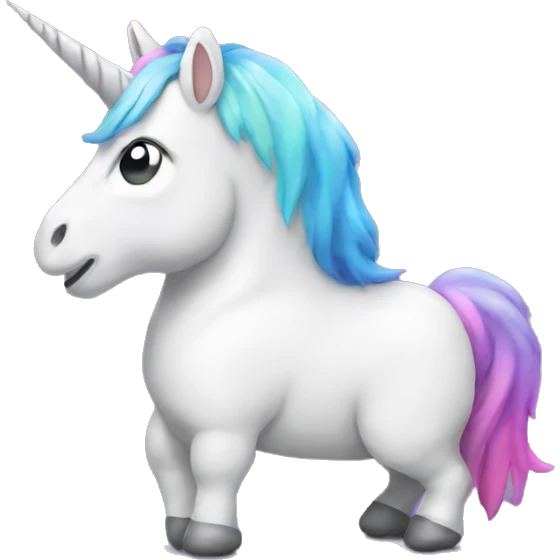 unicorn squatting emoji