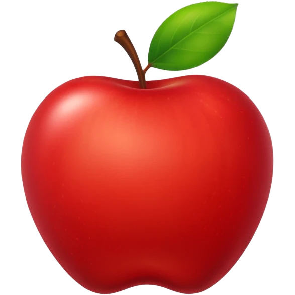 red apple emoji